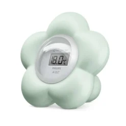 Badthermometer in bloemvorm – Muntgroen