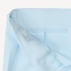 Baggy broek met plooien en geborduurde bloem meisjes