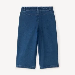 Baggy jeans met tulpenborduur voor babymeisjes