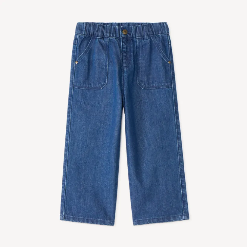 Baggy jeans voor babyjongens in effen kleur