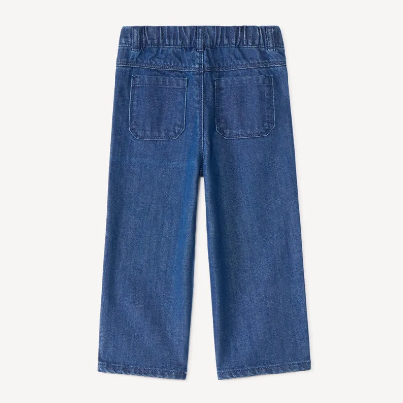 Baggy jeans voor babyjongens in effen kleur