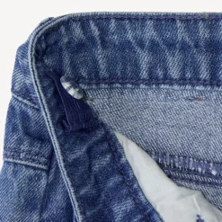 Baggy jeans voor meisjes met patches en strik