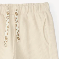 Baggy joggingbroek voor meisjes in effen kleur
