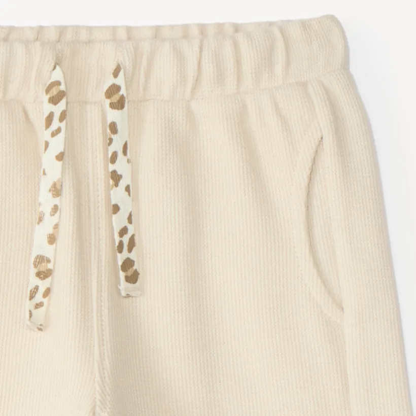 Baggy joggingbroek voor meisjes in effen kleur