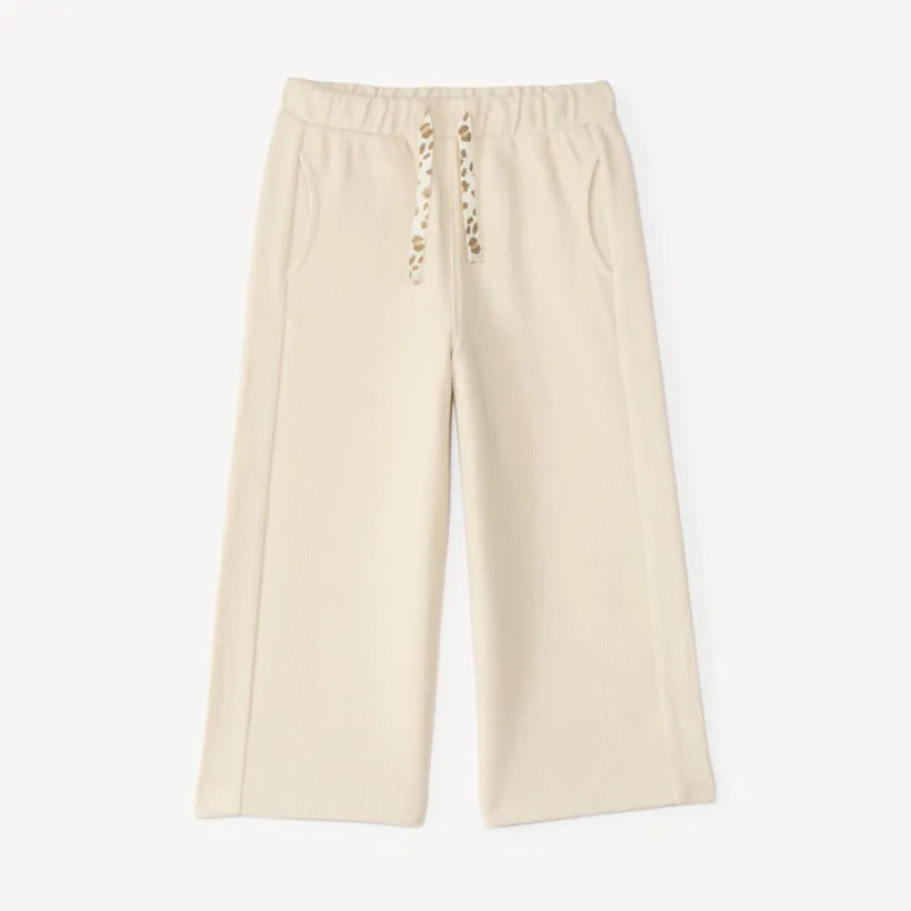 Baggy joggingbroek voor meisjes in effen kleur