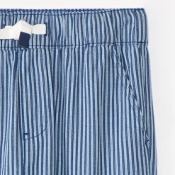 Baggy jongensbroek van gestreepte stof
