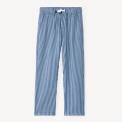Baggy jongensbroek van gestreepte stof