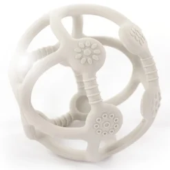 Bal bijtring in silicone Grijs