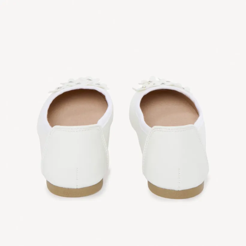 Ballerina's met bloemen 3D en strass meisjes