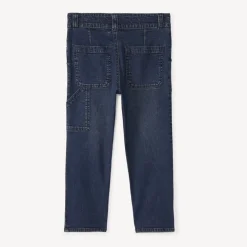 Ballonjeans in donkerblauw denim jongens