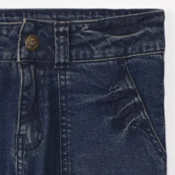 Ballonjeans in donkerblauw denim jongens