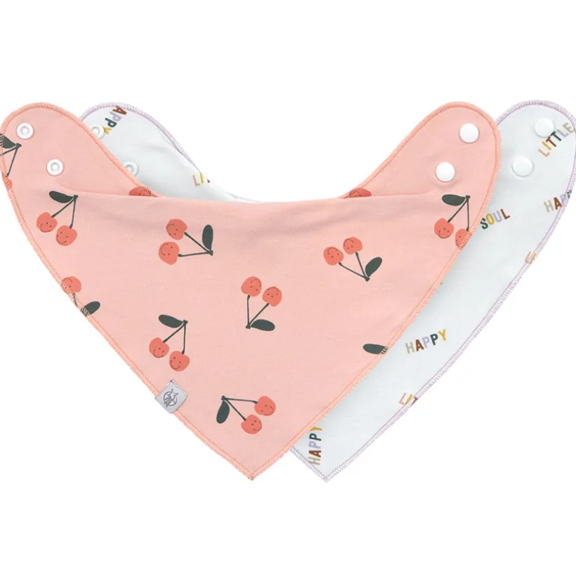 Bandana baby waterproof Happy Fruit 2stks Cherry