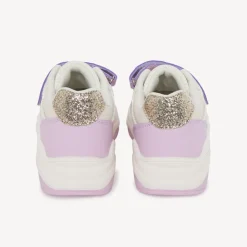 Baskets de sport à mesh et paillettes fille