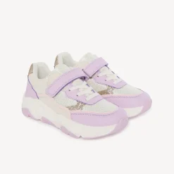 Baskets de sport à mesh et paillettes fille