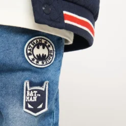 Batman Warner slim fit jeans voor babyjongens stone kleur
