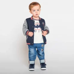 Batman Warner teddyvest met gewatteerde fleece voor babyjongens