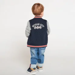 Batman Warner teddyvest met gewatteerde fleece voor babyjongens