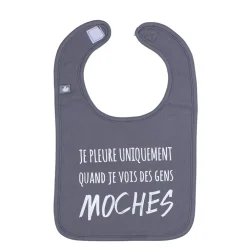 Bavoir "Je pleure uniquement..."