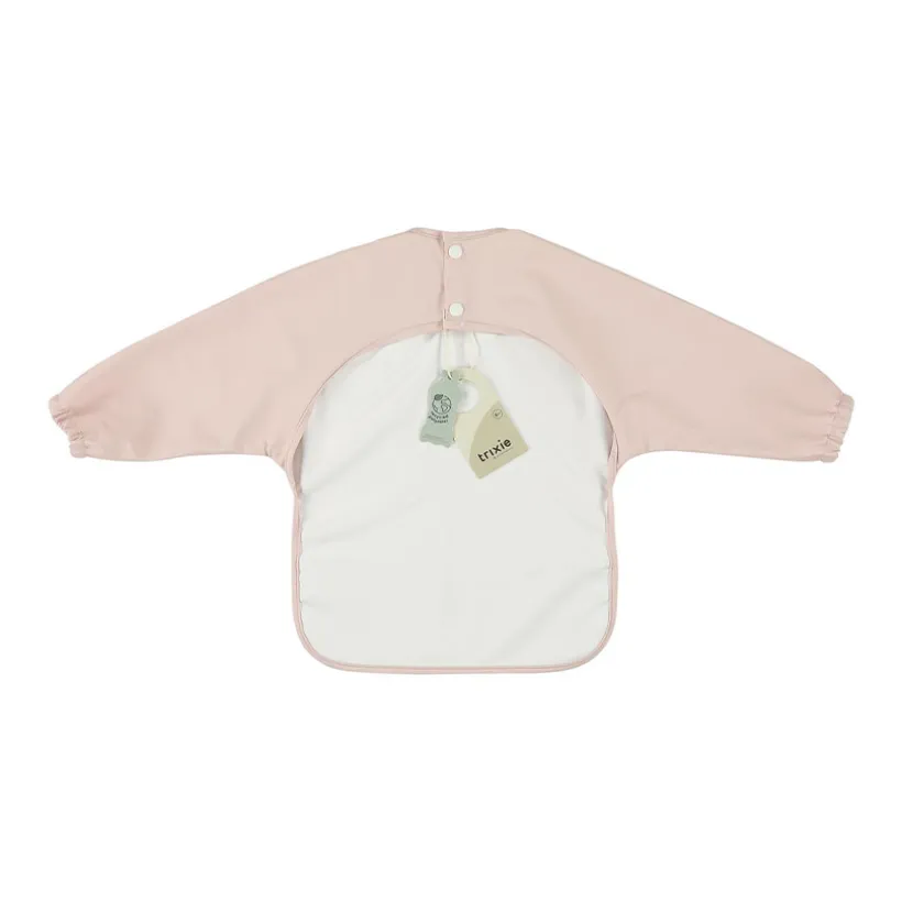 Bavoir tablier imperméable à poche Mrs. Rabbit rose