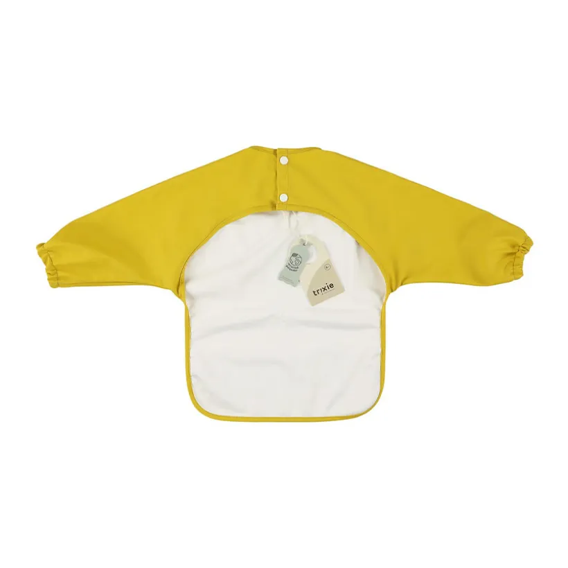 Bavoir tablier imperméable à poche Mr. Lion jaune
