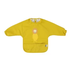 Bavoir tablier imperméable à poche Mr. Lion jaune