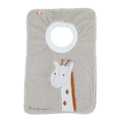 Bavoir van spons Funny met piep Tiga beige