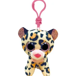 Beanie Boo’s Clip Livvie de Luipaard sleutelhanger
