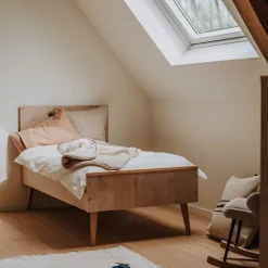 Bed Cocoon 140 x 70CM Natural Oak