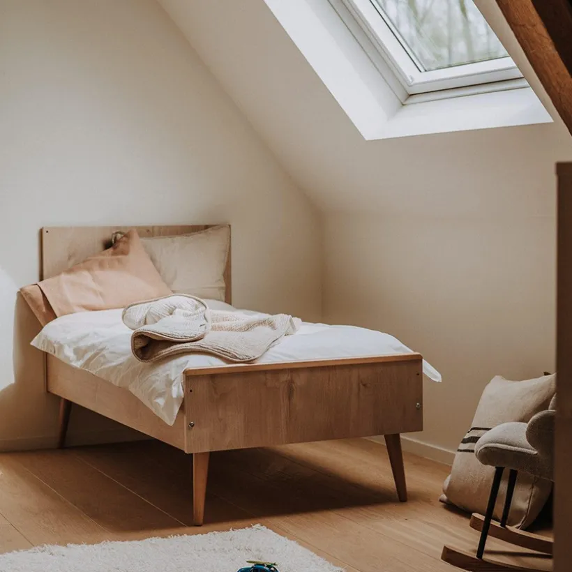 Bed Cocoon 140 x 70CM Natural Oak