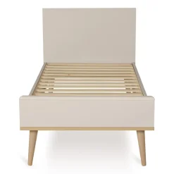 Bed Flow 70x140cm omvormbaar in klein juniorbed 70x170 Clay