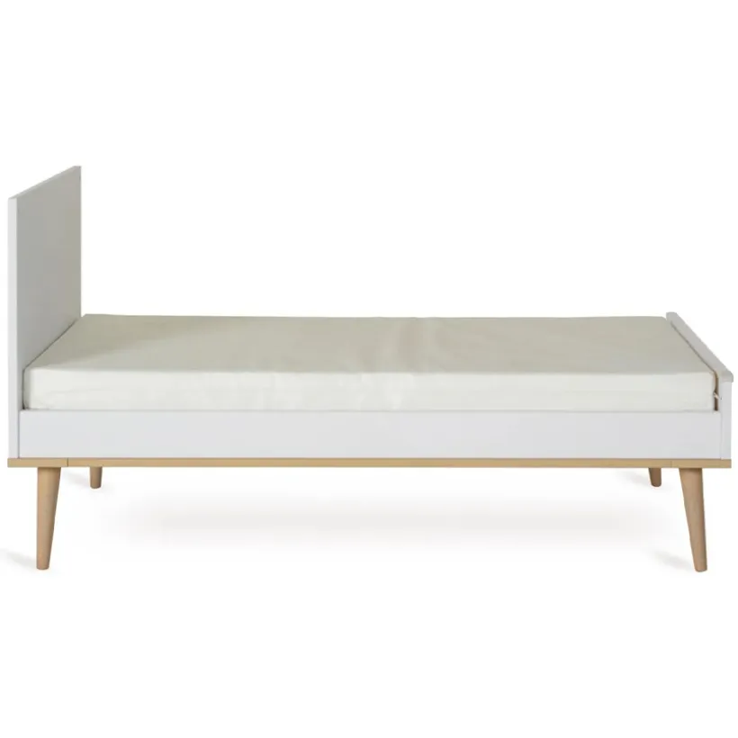 Bed Flow 70x140cm omvormbaar in klein juniorbed 70x170 White