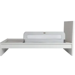Bedhekje met net en opbergzak 120 cm grijs