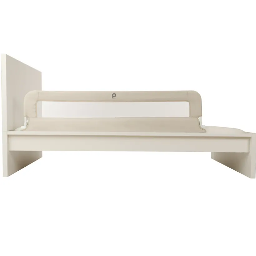 Bedhek met net en zak 150 cm beige