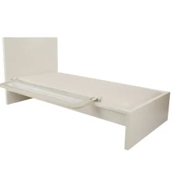 Bedhek met net en zak 150 cm beige