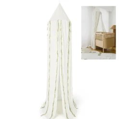 Bedhemel klamboe baldakijn 245 x Ø 50 cm Swan Ivory