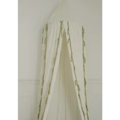 Bedhemel klamboe baldakijn 245 x Ø 50 cm Swan Ivory