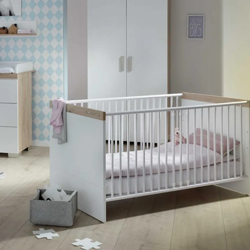 Bed Hilja 70x140cm omvormbaar in klein juniorbed