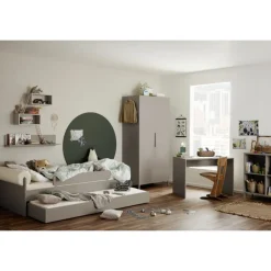 Bed junior Brother Stu Mezzanine 90x200cm Taupe