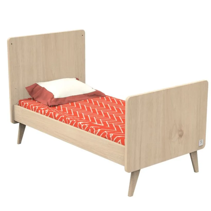 Bed omvormbaar Arty Little big bed 70x140 cm - Eiken Suave