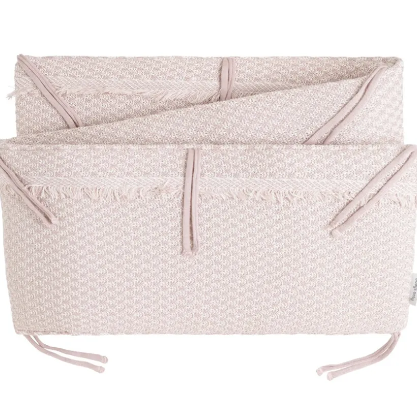 Bed/parkomtrek Happiness - Oud roze/ecru