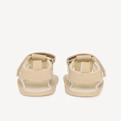 Beige klittenbandsandalen voor babyjongen