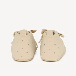 Beige laarsjes met elastische veters meisjes