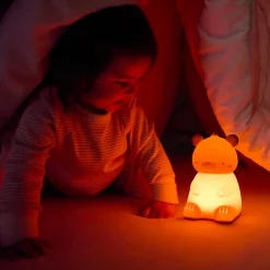Beige silicone nachtlampje Bear