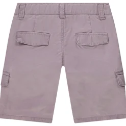 Bermuda cargo in effen twill voor jongen