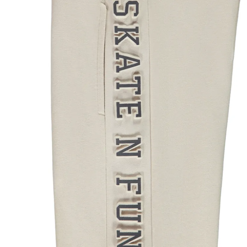 Bermuda fantasie in fleece met embossed print jongens