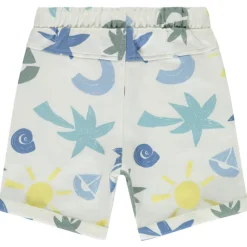 bermuda fleece met fantasiedruk voor jongen