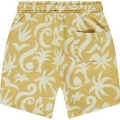 Bermuda fleece met palmenprint voor babyjongens