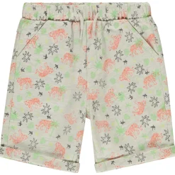 Bermuda fleece met tijgers voor jongens