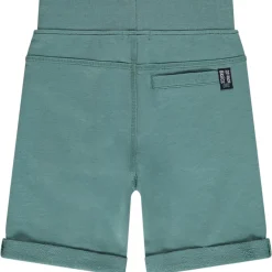 Bermuda in effen molleton met elastische taille jongens