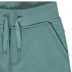 Bermuda in effen molleton met elastische taille jongens